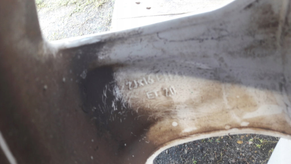 1x Alufelge 16 Zoll 7.0" 5x120 1ET Glanz Silber KBA47013 BMW E60 Rim Wheel FEL8212206628cm