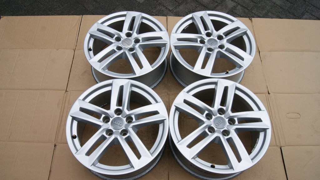 4x Alufelge 17 Zoll 7.0" 5x112 34ET Glanz Silber 8W0601025P Audi Rim Wheel FEL8300491410sr