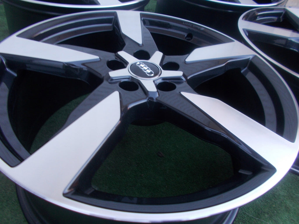 4x Alufelge 20 Zoll 8.5" 5x112 43ET Glanz Schwarz 4K0601025AD Audi Rim Wheel FEL5064712195uy