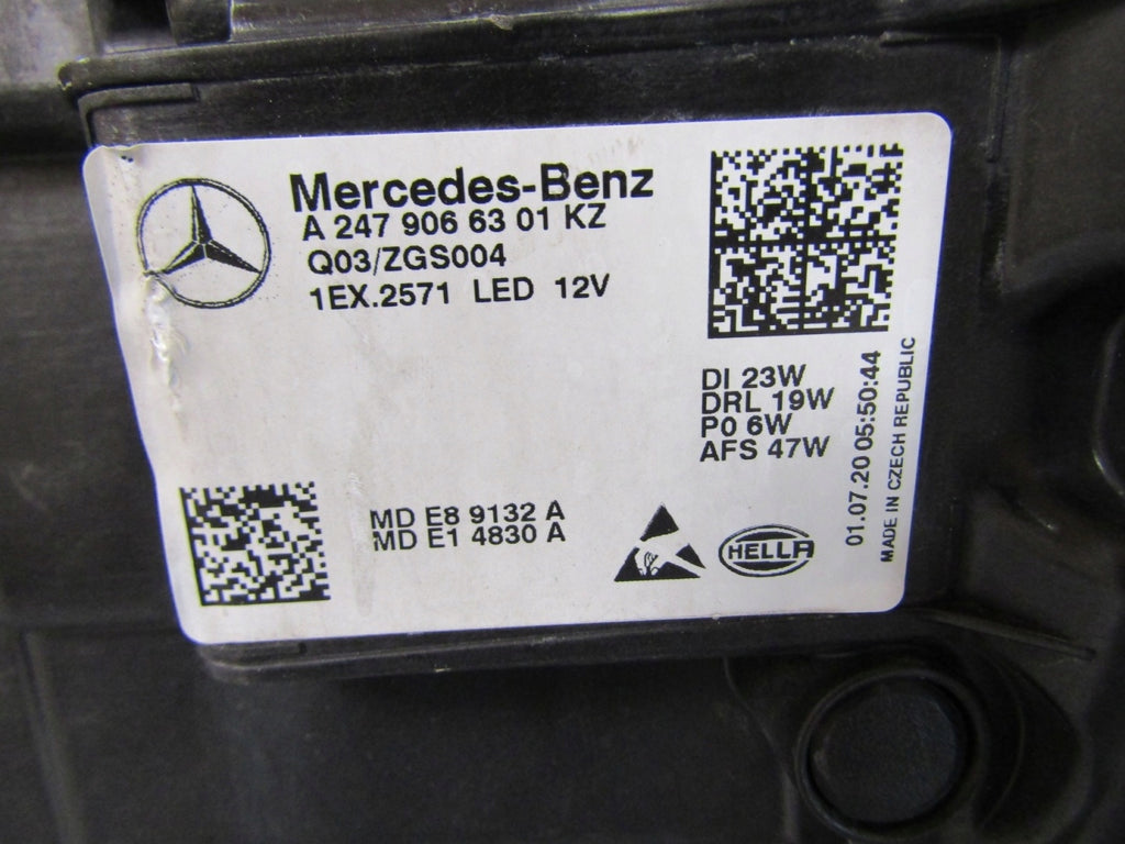 Frontscheinwerfer Mercedes-Benz W247 A2479066301 LED Links Headlight SCH8858963456yu