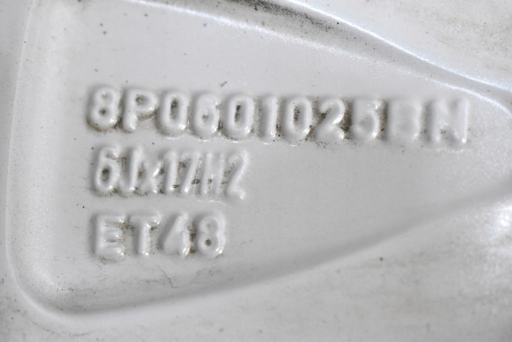 1x Alufelge 17 Zoll 6.0" 5x112 48ET Glanz Silber 8P0601025BN Audi A3 Rim Wheel FEL3010899562dt