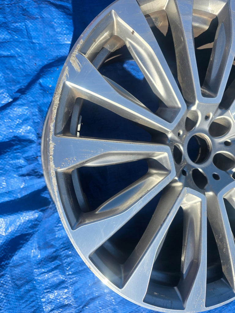 1x Alufelge 20 Zoll 9.5" 5x112 43ET Glanz Graphit 6877333 BMW X3 G01 G02 Mg FEL2788303408gi