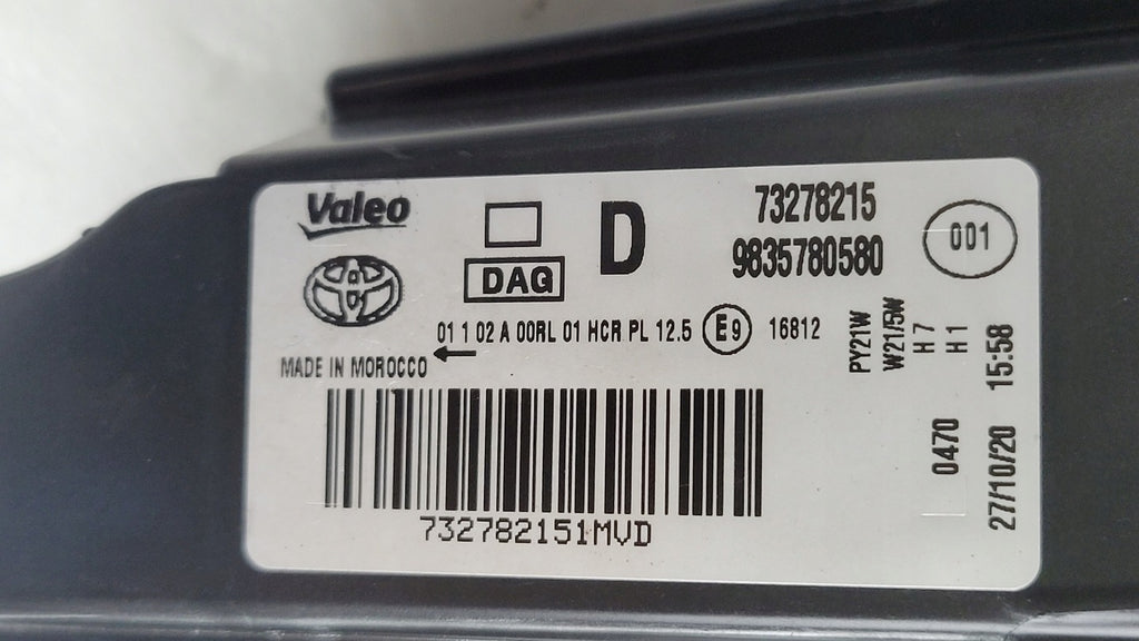 Frontscheinwerfer Toyota Proace City 9835780580 73278215 Rechts Headlight SCH1971811304if