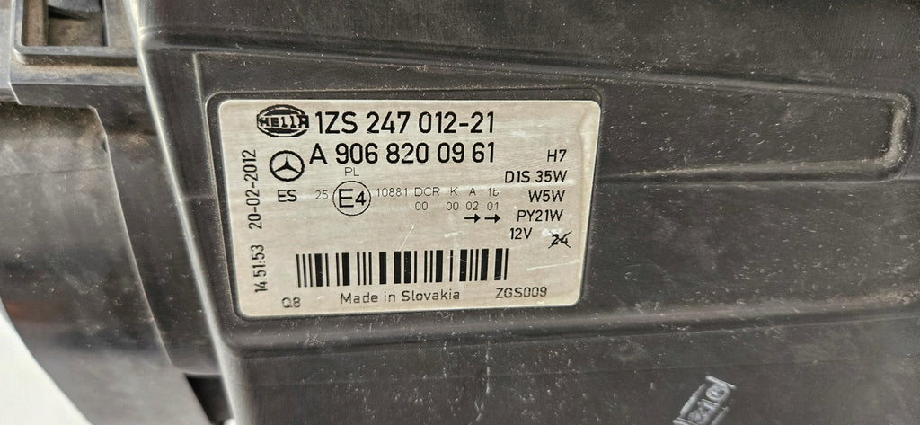 Frontscheinwerfer Mercedes-Benz Sprinter 906 A9068200961 1ZS24701221 Links