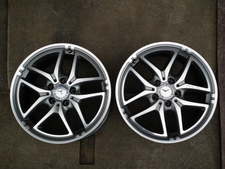 1x Alufelge 17 Zoll 7.5" 5x112 52 5ET Mercedes-Benz W246 Rim Wheel FEL2673382398at