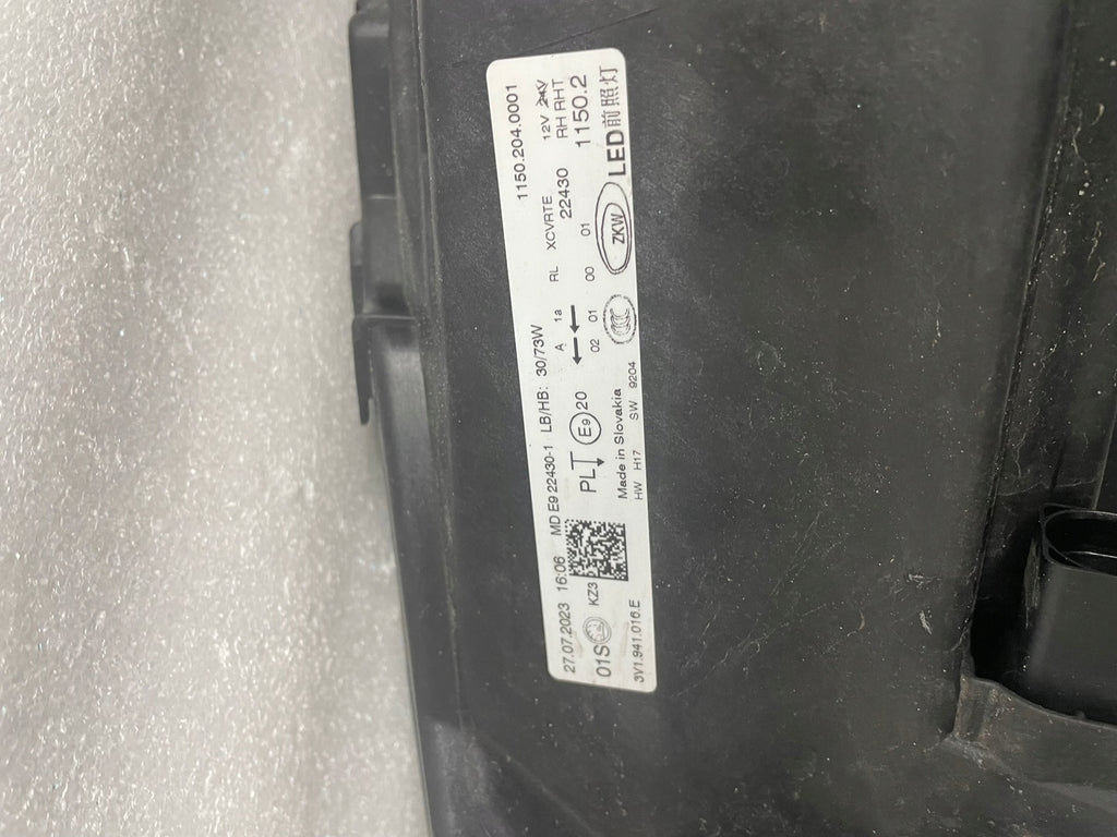 Frontscheinwerfer Skoda Superb III 3V1941016E LED Rechts Scheinwerfer Headlight