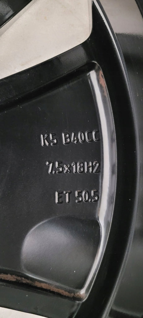 1x Alufelge 18 Zoll 7.5" 5x108 50 5ET 31680403 Volvo Xc60 Ii Rim Wheel FEL5834941412zs