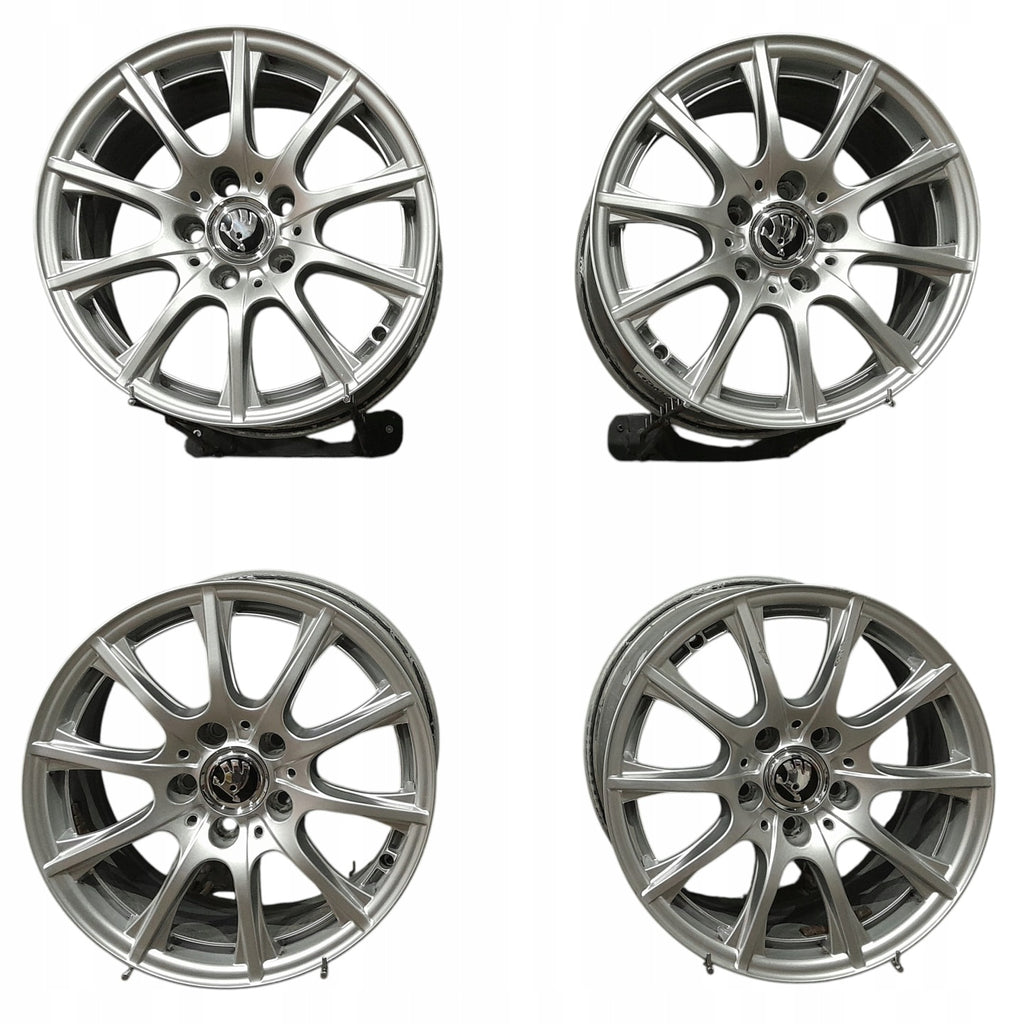 4x Alufelge 16 Zoll 6.5" 5x112 38ET A2054012400 Mercedes-Benz Octavia I FEL7390409720ml