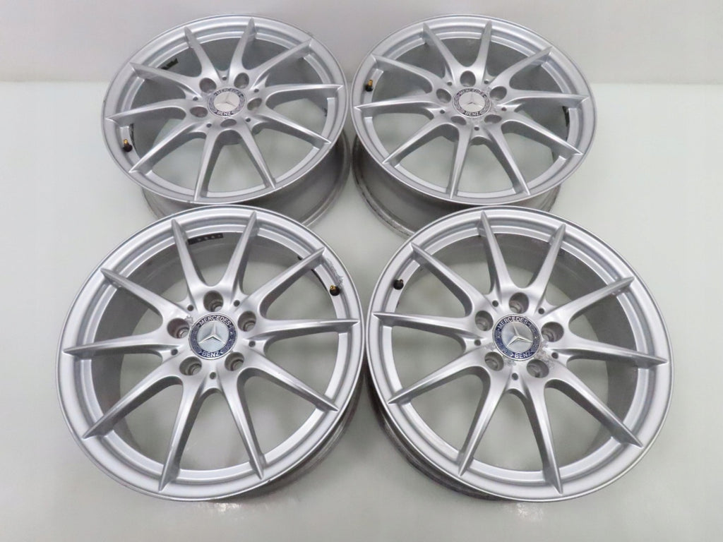4x Alufelge 17 Zoll 6.5" 5x112 49ET Silber A2464010102 Mercedes-Benz W246 FEL4631597142oa