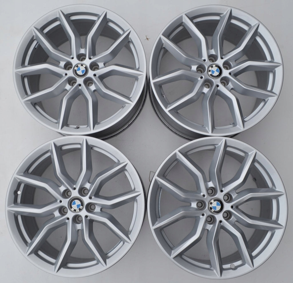 4x Alufelge 19 Zoll 9.0" 5x112 38ET Glanz Silber 6880685 BMW X5 G05 G06 FEL6967511436yz