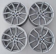 Laden Sie das Bild in den Galerie-Viewer, 4x Alufelge 19 Zoll 9.0" 5x112 38ET Glanz Silber 6880685 BMW X5 G05 G06 FEL6967511436yz