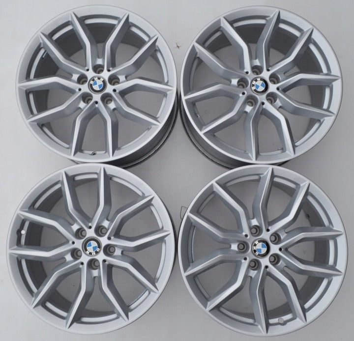 4x Alufelge 19 Zoll 9.0" 5x112 38ET Glanz Silber 6880685 BMW X5 G05 G06 FEL6967511436yz