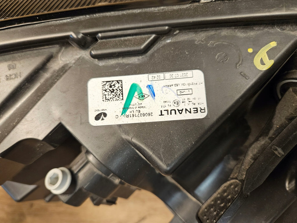 Frontscheinwerfer Dacia Sandero III Jogger 260607161R LED Links Headlight