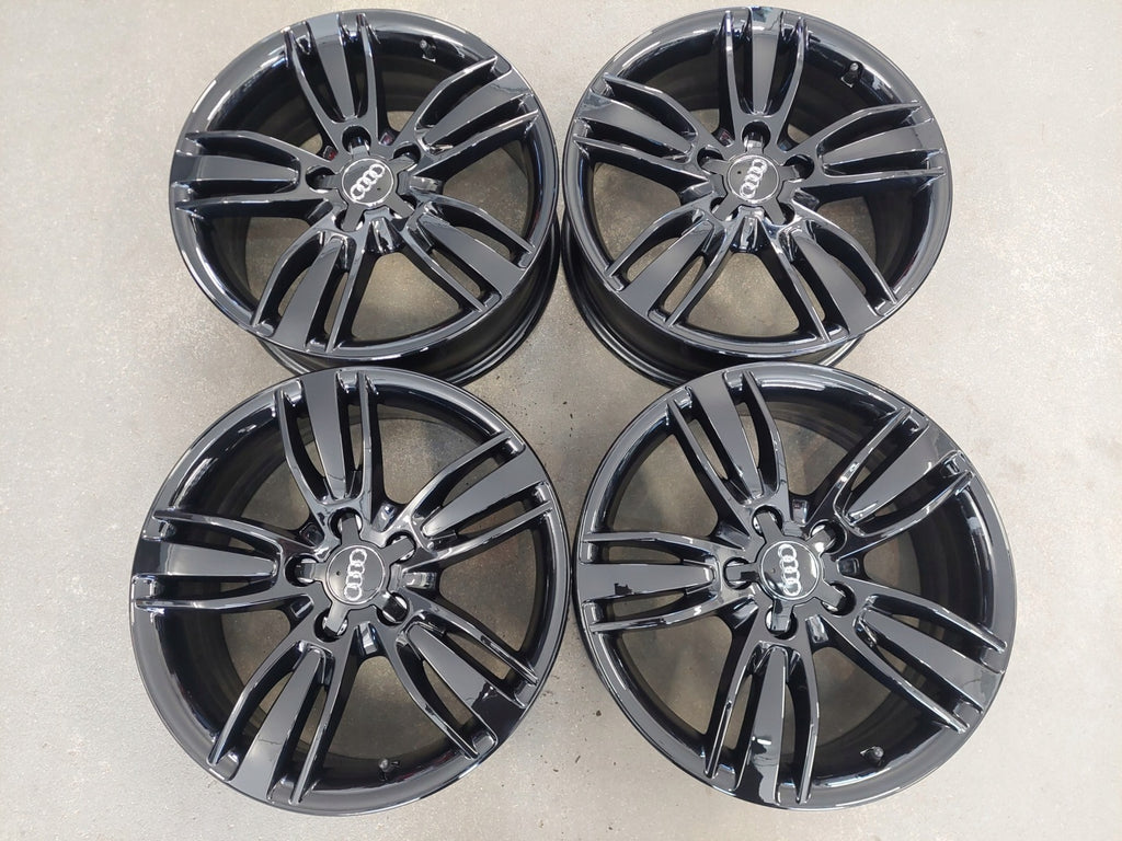 4x Alufelge 17 Zoll 7.0" 5x112 Glanz Schwarz Audi Q3 Rim Wheel FEL4784064111ey