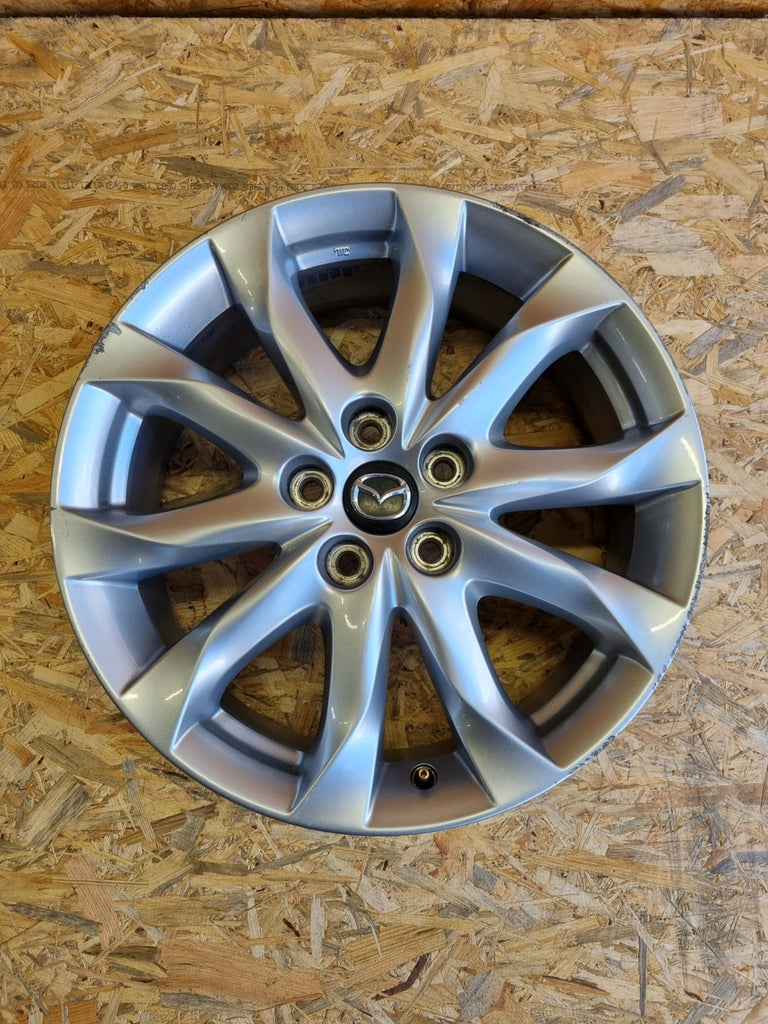 1x Alufelge 18 Zoll 7.0" 5x114.3 50ET Glanz Silber 9965227080 Mazda Mx-5 I FEL3421944114vg