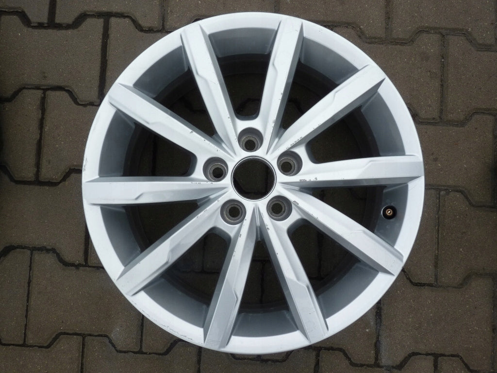 1x Alufelge 16 Zoll 7.0" 5x100 46ET 6RU601025F VW Polo Rim Wheel