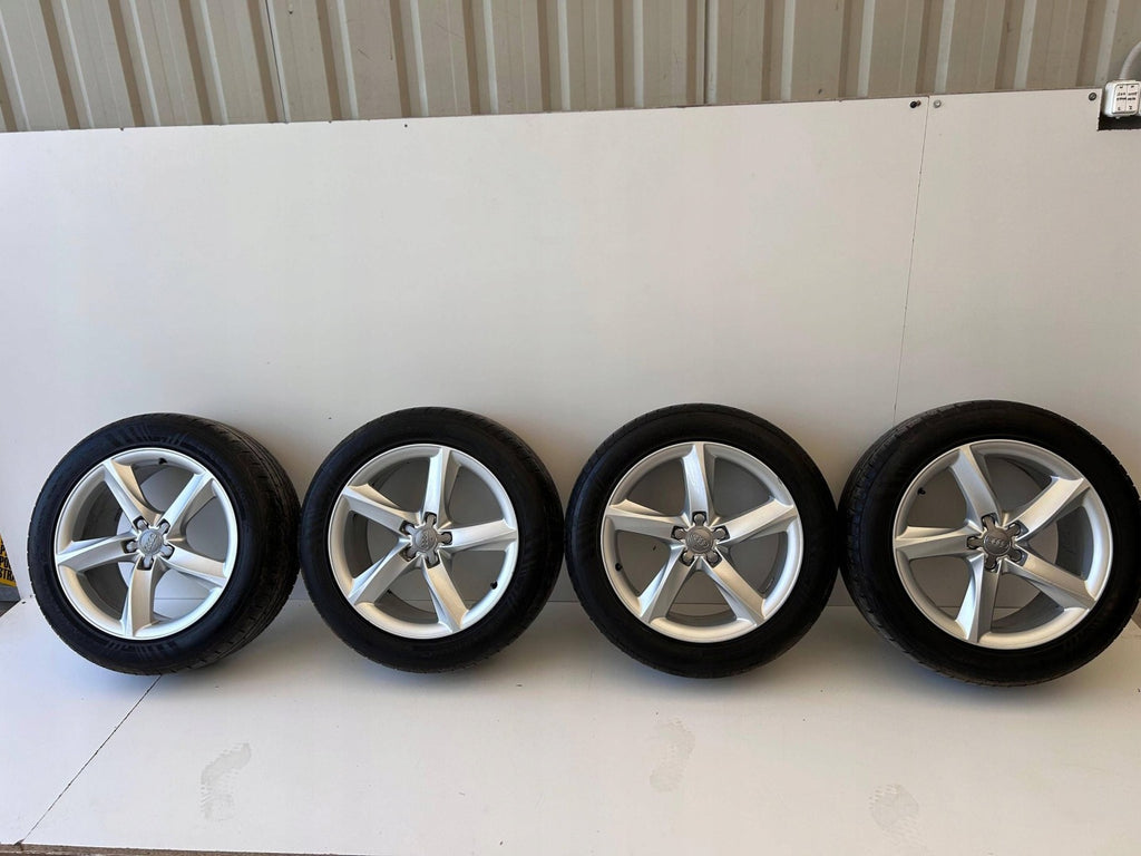 4x Alufelge 18 Zoll 8.0" 5x112 45ET Glanz Silber 4E0601025BA Audi A8 Rim Wheel FEL3670711469yo