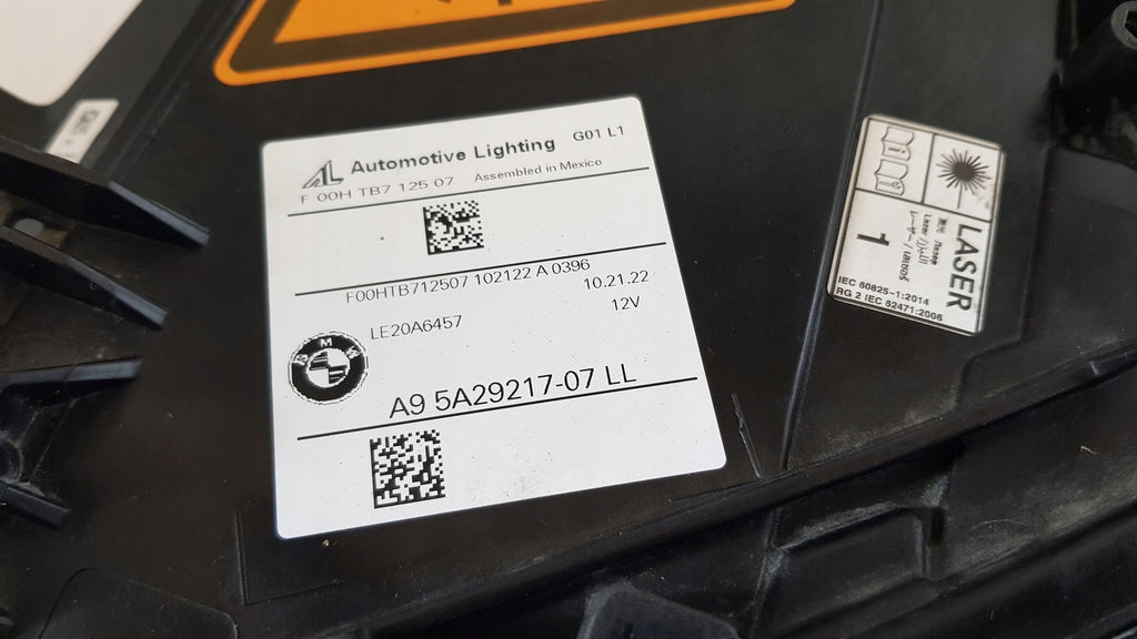 Frontscheinwerfer BMW X3 G01 G02 5A29217-07 Laser Links Scheinwerfer Headlight SCH8336203405nm