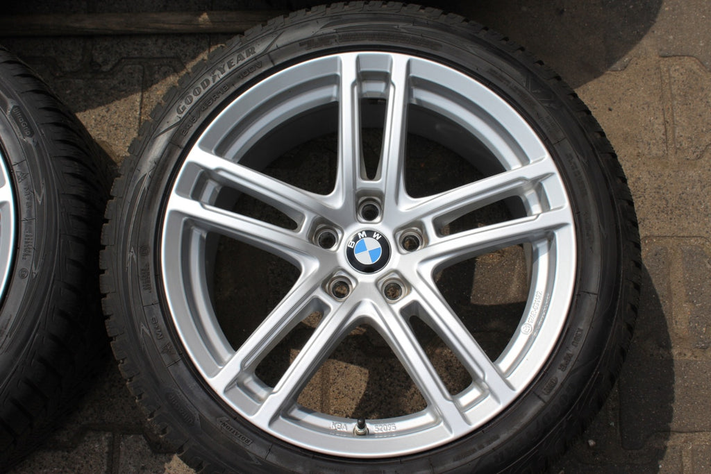 4x Alufelge 18 Zoll 8.0" 5x112 30ET Glanz Silber BMW 5 G31 G30 Rim Wheel FEL4689158216np