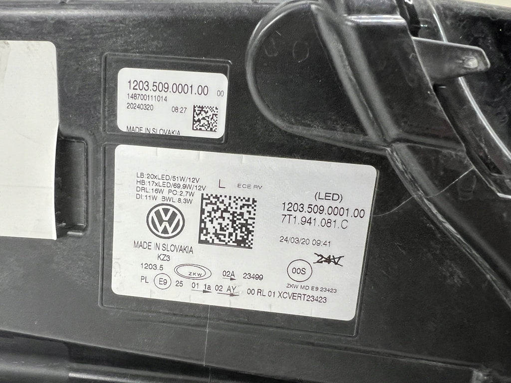 Frontscheinwerfer VW T7 7T1941081 Full LED Links Scheinwerfer Headlight