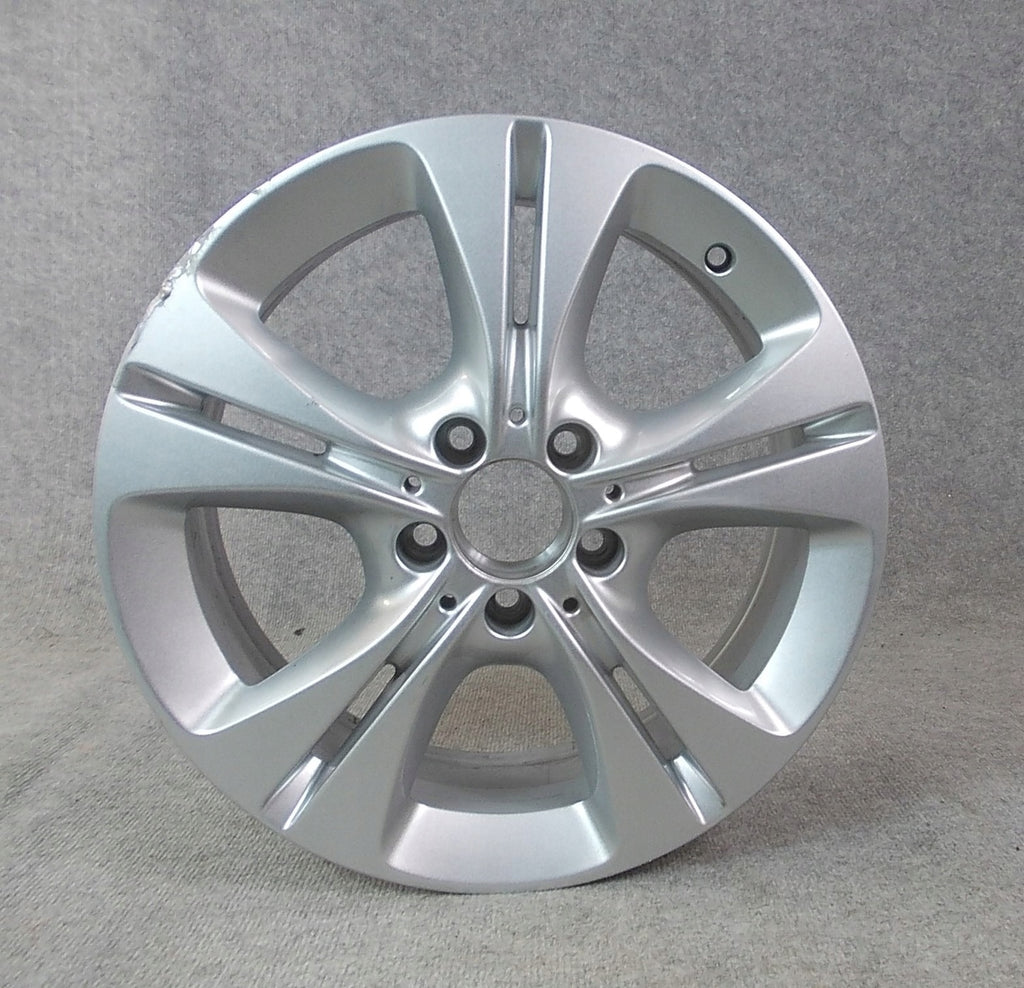 1x Alufelge 17 Zoll 7.0" 5x112 48,5ET Matt Silber A2054014300 Mercedes-Benz