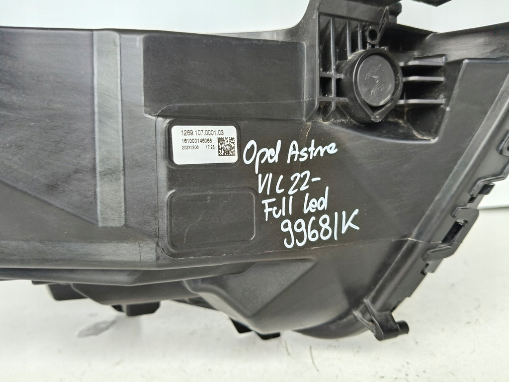 Frontscheinwerfer Opel Astra L 9858777280 Full LED Ein Stück (Rechts oder Links) SCH4133860001jf