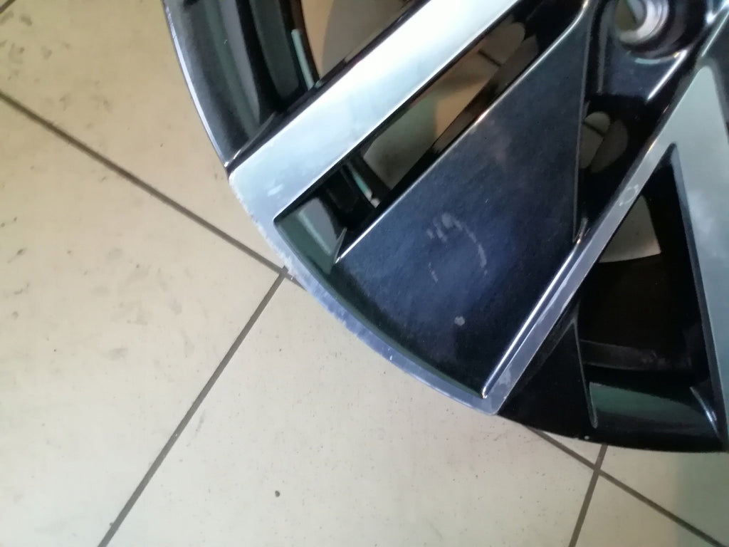 1x Alufelge 18 Zoll 7.5" 5x112 48ET Glanz Schwarz 5E3601025AD Skoda Octavia I FEL3285924013el