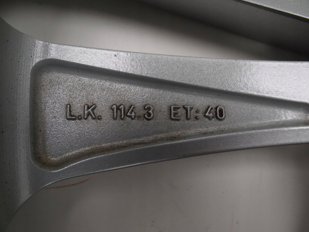 1x Alufelge 19 Zoll 7.0" 5x114.3 40ET Glanz Silber KBA49619 Mg X Trail I Qashqai FEL5180633767fr