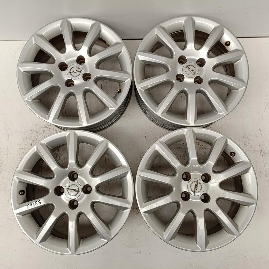 4x Alufelge 16 Zoll 6.5" 4x100 37ET Glanz Silber Opel Meriva Rim Wheel FEL4360925643xq