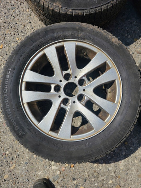 1x Alufelge 16 Zoll 7.0" 5x120 34ET Glanz Silber 6775595 BMW E91 E90 Rim Wheel FEL6326519648jo