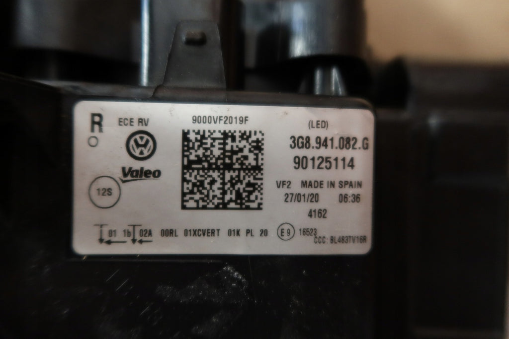 Frontscheinwerfer VW Arteon 3G8941082G LED Rechts Scheinwerfer Headlight SCH1748430460wh