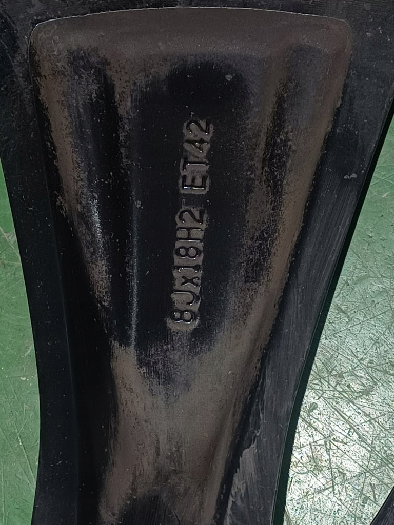 1x Alufelge 18 Zoll 8.0" 5x108 42ET Glanz Schwarz 32134630 Volvo S90 V90 FEL4704731073bx