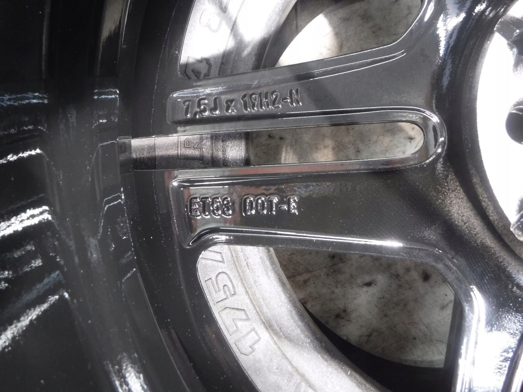 1x Alufelge 19 Zoll 7.5" 5x112 53ET Glanz Schwarz Mercedes-Benz W247 Rim Wheel FEL3312159013rt