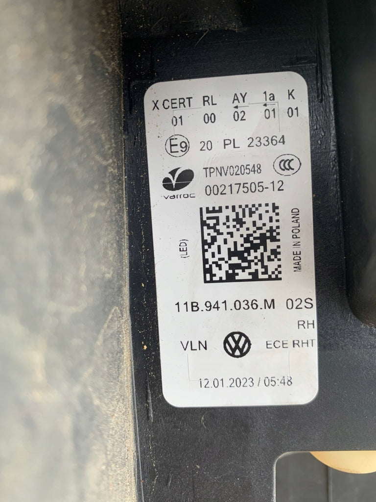 Frontscheinwerfer VW Id.4 11B941036M Full LED Rechts Scheinwerfer Headlight SCH5195458871hy