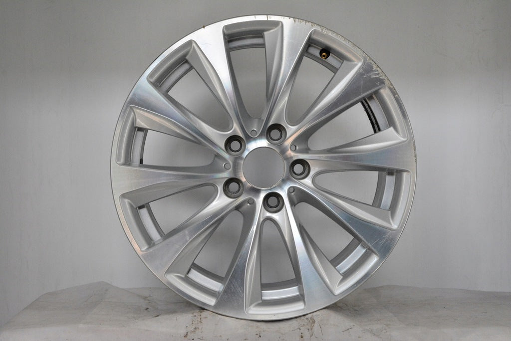 1x Alufelge 18 Zoll 7.5" 5x120 45ET Glanz Silber 6869800 BMW 1 Rim Wheel FEL4117654566le