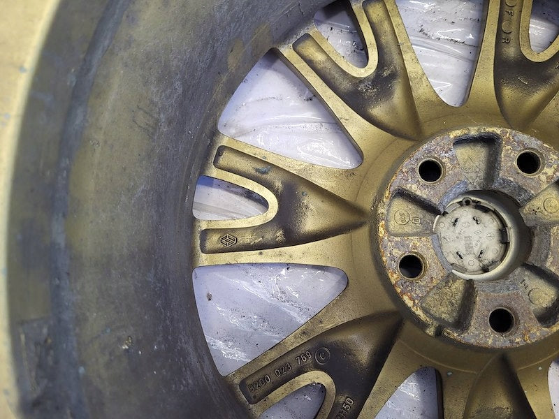 4x Alufelge 17 Zoll 7.0" 5x108 50ET Gold 8200023769 Renault Laguna I Rim Wheel FEL1778738606ri