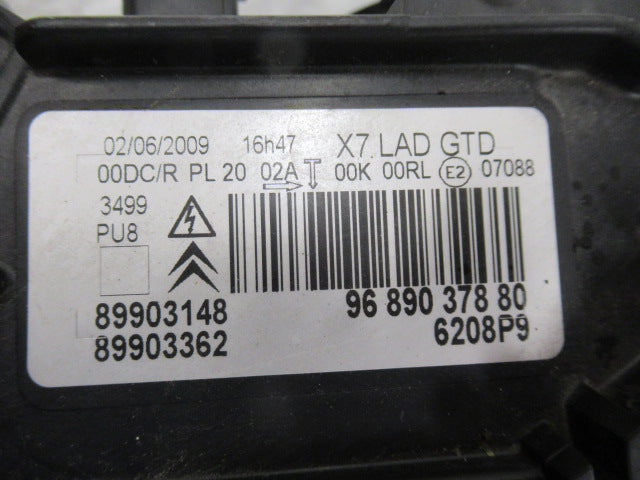 Frontscheinwerfer Citroën C5 III 89903148 Xenon Links Scheinwerfer Headlight