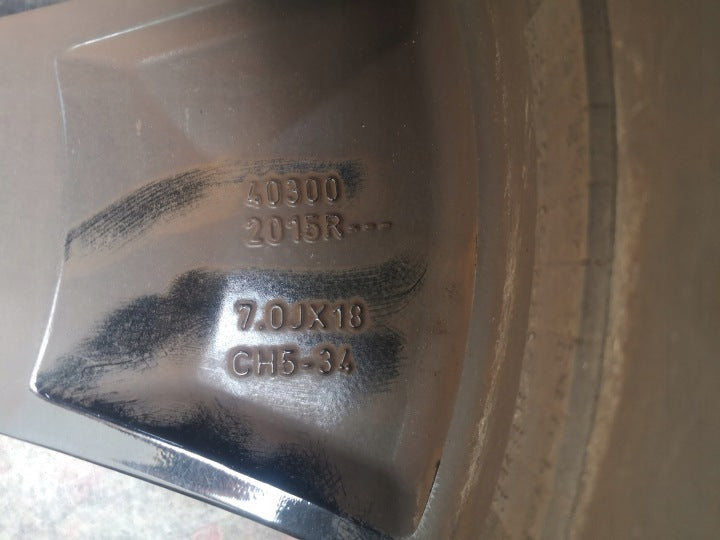 1x Alufelge 18 Zoll 7.0" 5x114.3 34ET 403002015R Renault Megane E-Tech Etech FEL4162119120oh