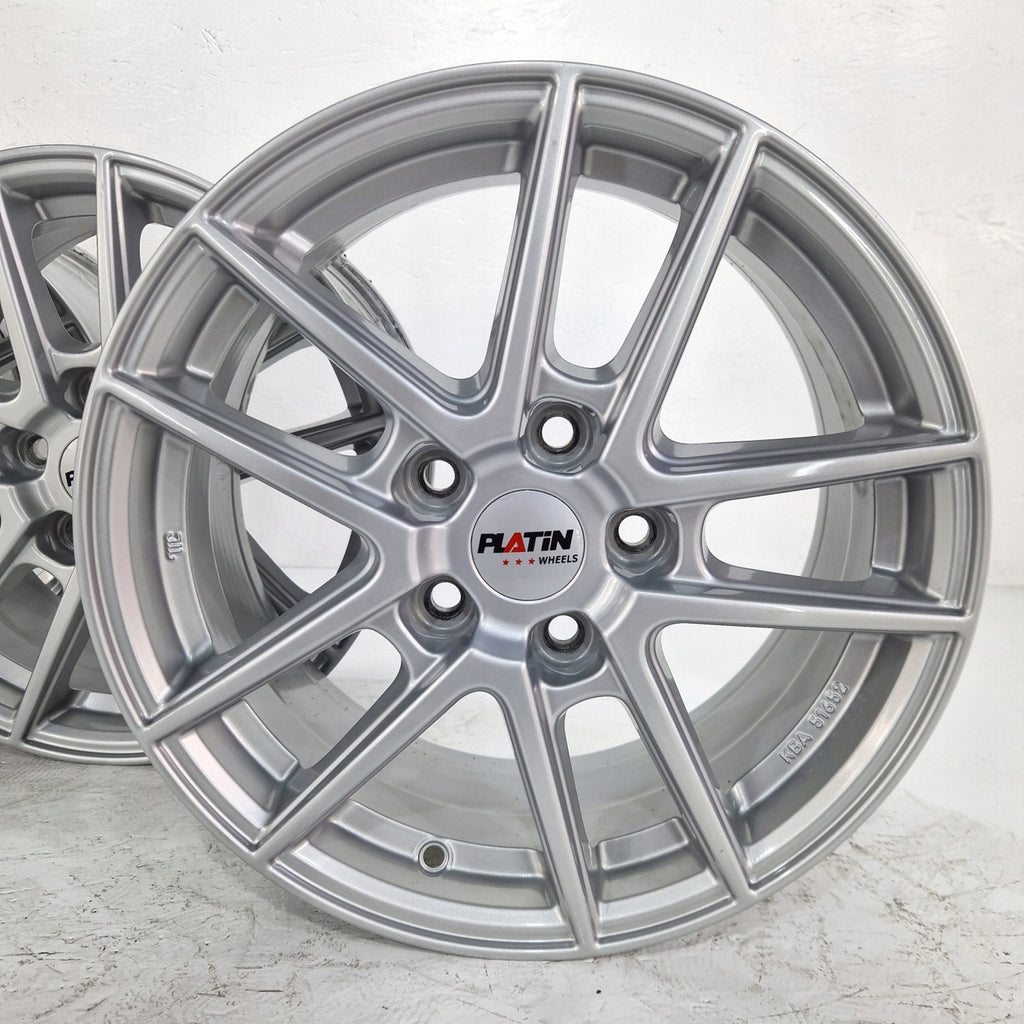 4x Alufelge 16 Zoll 7.0" 5x112 52ET Silber KBA51652 Rim Wheel FEL8553789686st