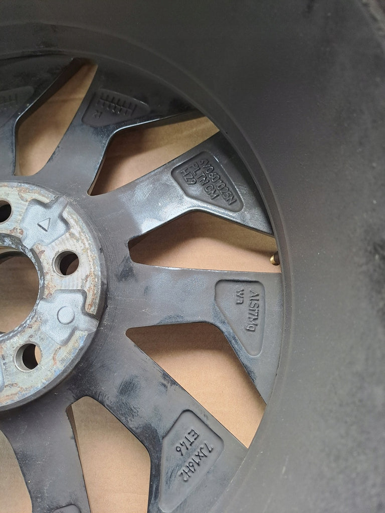 1x Alufelge 16 Zoll 7.0" 5x100 46ET Matt Grau 6V0601025N Skoda Fabia Iii