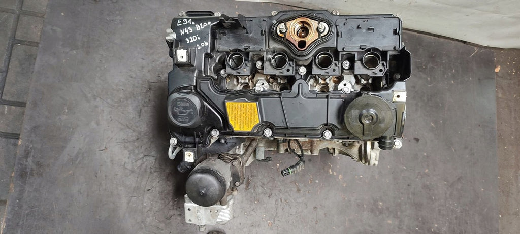 Motor BMW E91 N43B20A 2.0 Benzin Engine Unkomplett