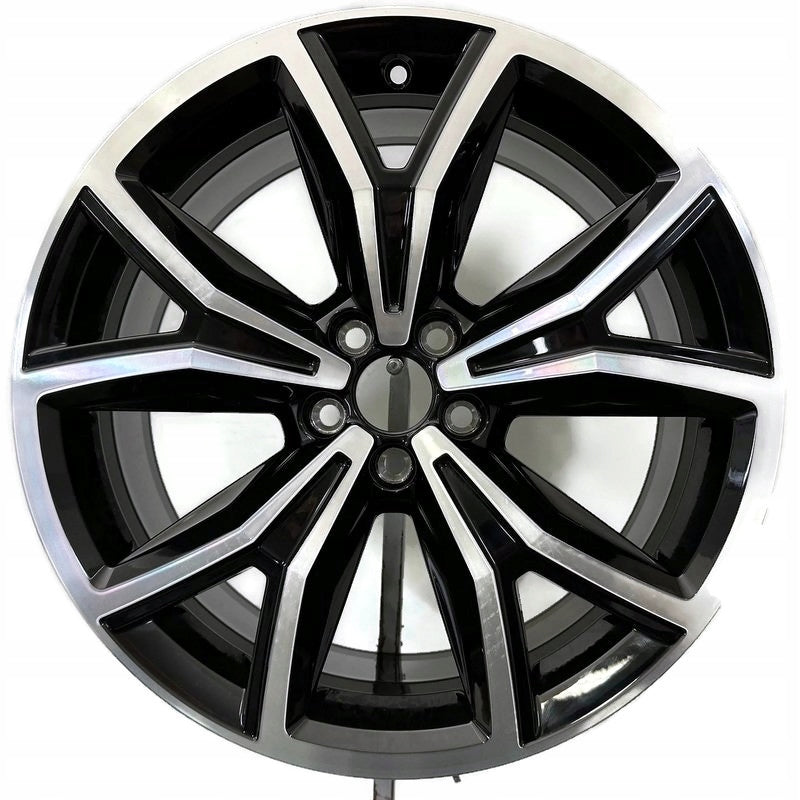 1x Alufelge 18 Zoll 7.0" 5x100 39ET Glanz Schwarz 2GM601025F VW T-Cross FEL8279155113yb