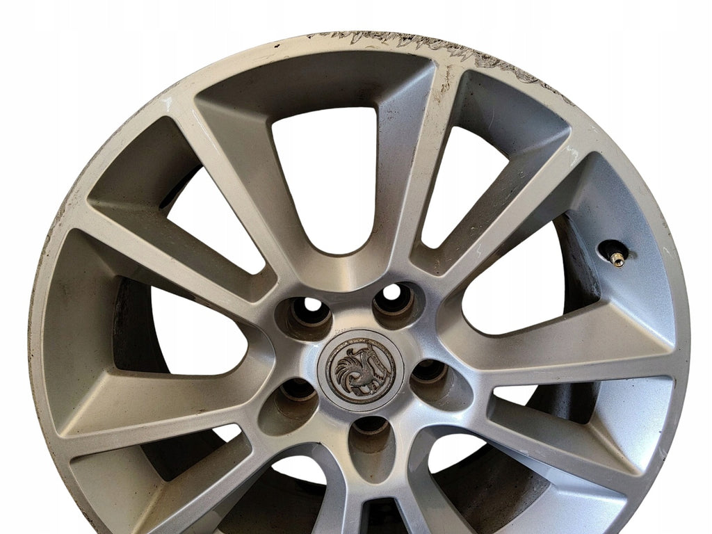4x Alufelge 17 Zoll 7.0" 5x110 35ET Glanz Silber 13120652 Opel Astra H Zafira B FEL8339619004rb
