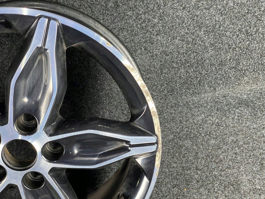 1x Alufelge 17 Zoll 6.5" 5x108 50ET Glanz Schwarz ET1J-BA Ford Transit Connect FEL8915186273qf