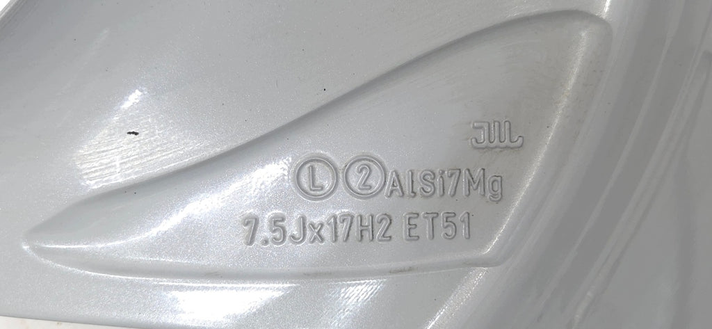 1x Alufelge 17 Zoll 7.5" 5x112 51ET Glanz Silber 5H0601025E VW Golf Viii FEL1894696474wd