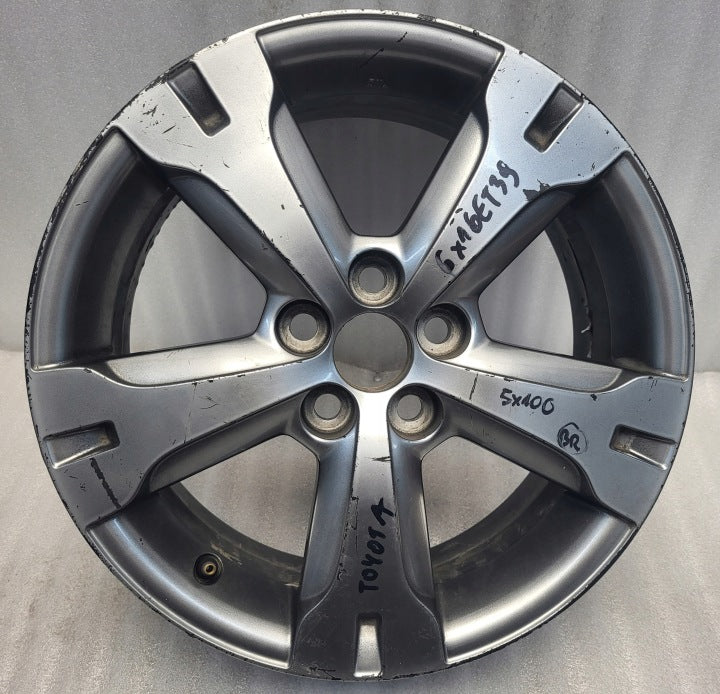 1x Alufelge 16 Zoll 6.0" 5x100 39ET PW4574700ZC Mg Avensis Rim Wheel FEL8313659845bt