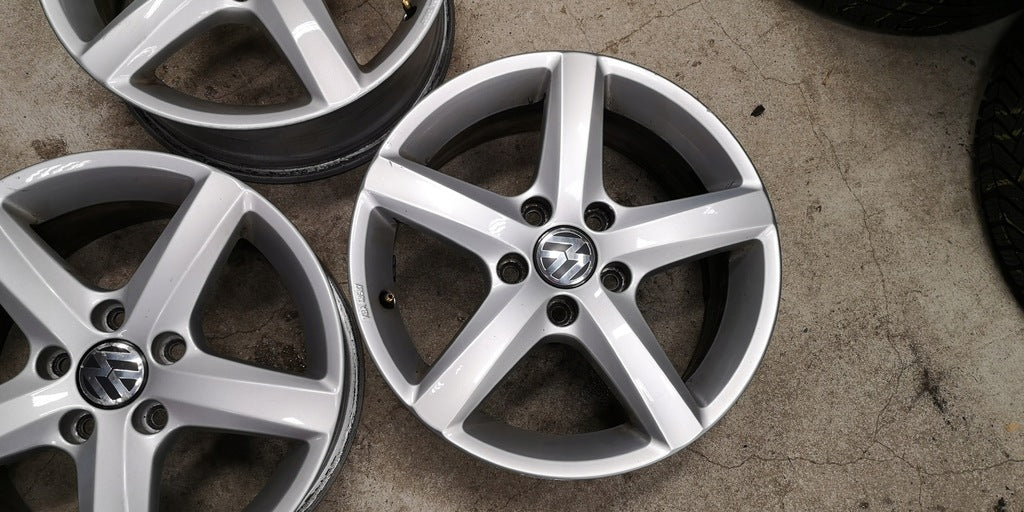 1x Alufelge 16 Zoll 6.5" 5x112 42ET 3AA071496 VW Passat Rim Wheel FEL2470833758eu