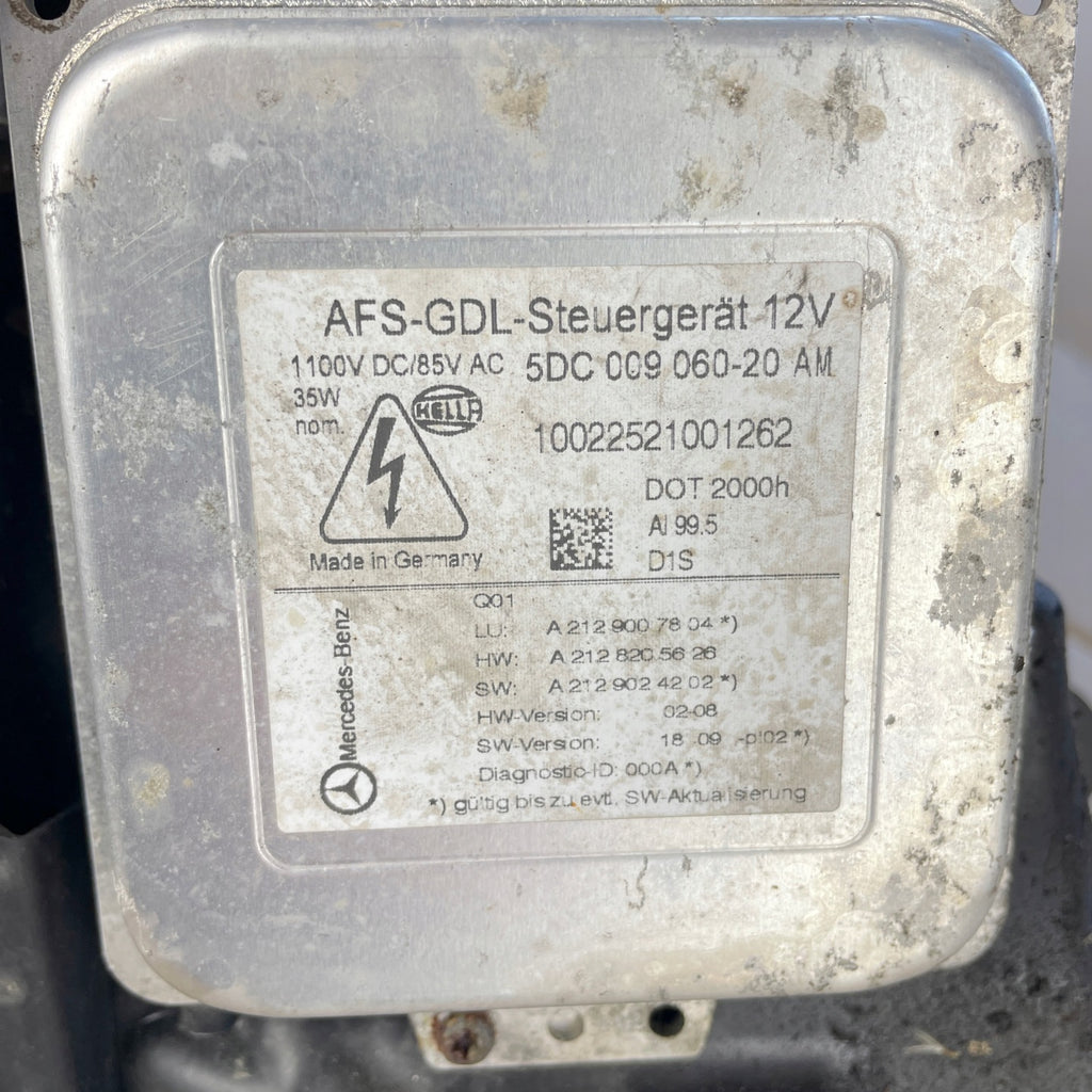 Frontscheinwerfer Mercedes-Benz W212 A2128205761 Xenon Links Headlight SCH8797597973un