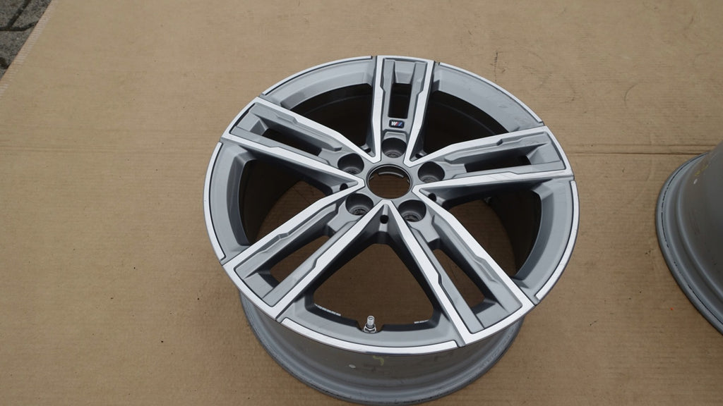 1x Alufelge 17 Zoll 7.5" 5x112 54ET Glanz Silber 8053523 BMW 7 Mg Rim Wheel FEL4053301040vy