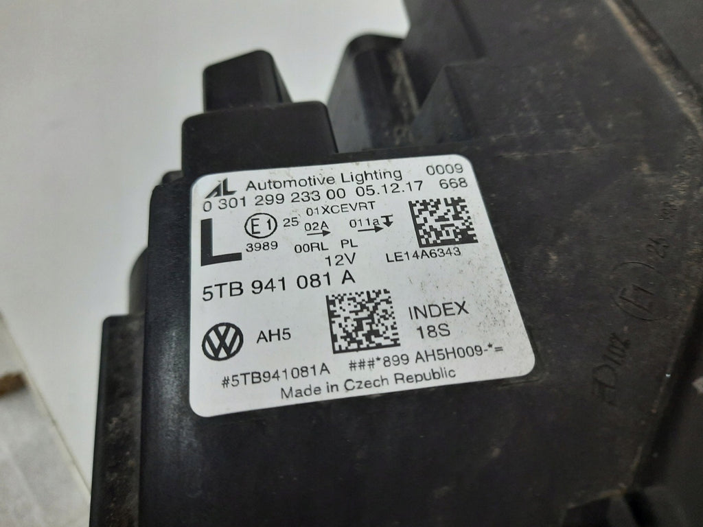 Frontscheinwerfer VW Touran 5TB941081A LED Links Scheinwerfer Headlight SCH4859766744mf